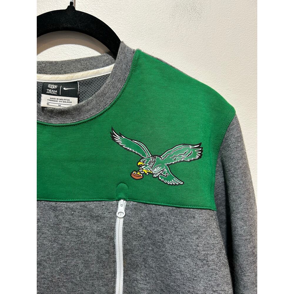 Nike Philadelphia Eagles Icon kelly green sweatshirt size M crewneck - Picture 2 of 7